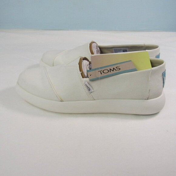 Toms Alpargata Mallow Misty Blue Color Changing Twill Shoes Womens Size 8.5 New - Picture 5 of 13